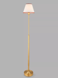 John Lewis Baily Rechargeable Floor Lamp, Brass