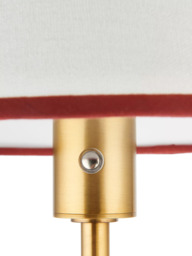 John Lewis Baily Rechargeable Floor Lamp, Brass - thumbnail 4