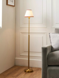 John Lewis Baily Rechargeable Floor Lamp, Brass - thumbnail 6