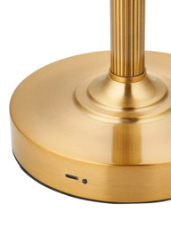 John Lewis Baily Rechargeable Floor Lamp, Brass - thumbnail 5