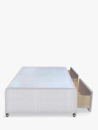 John Lewis Non-Sprung Upholstered 2 Drawer Divan Base, Single - thumbnail 4