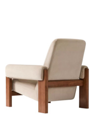 West Elm Nils Deluxe Velvet Chair, Natural - thumbnail 5