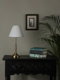 Laura Ashley Elliot Small Table Lamp, Brass - thumbnail 3