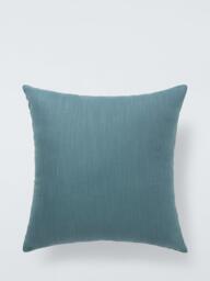 John Lewis Aiyana Trellis Cushion, Blue - thumbnail 2
