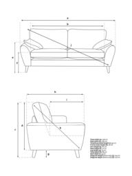 John Lewis Ambleside Large 3 Seater Sofa, Light Leg, Chenille Grey - thumbnail 4