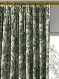 GP & J Baker Jewel Indienne Made to Measure Curtains or Roman Blind, Emerald - thumbnail 2