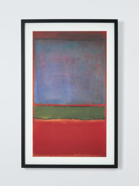 John Lewis Mark Rothko 'No. 6 Violet, Green and Red, 1951' Framed Print & Mount, 86 x 55cm - image 1