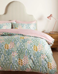 John Lewis Alva Organic Cotton Duvet Cover Set - thumbnail 2