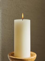 Neptune Blyton Unscented Wax Pillar Candle, 500g, Calico - thumbnail 2