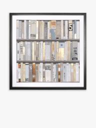 John Lewis Sabrina Roscino The Library Framed, Glazed Print & Mount, 90 x 90cm, Natural - thumbnail 2