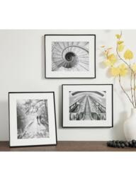 Pottery Barn Stowe Metal Photo Frame & Mount, Black - thumbnail 2