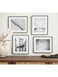 Pottery Barn Stowe Metal Photo Frame & Mount, Black - thumbnail 3