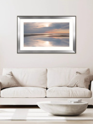 John Lewis Mike Shepherd 'Calmness Descends' Framed Print & Mount, 70.5 x 110.5cm, Blue - thumbnail 2