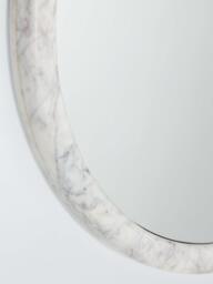 John Lewis Marble Round Wall Mirror, 50cm - thumbnail 3