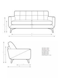 John Lewis Barbican Large 3 Seater Leather Sofa, Dark Leg - thumbnail 2