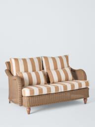 John Lewis x Sophie Conran Felix Woven 2-Seater Garden Sofa, Natural