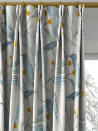 Harlequin Entity Made to Measure Curtains or Roman Blind, Emerald/Ochre - thumbnail 4