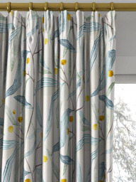 Harlequin Entity Made to Measure Curtains or Roman Blind, Emerald/Ochre - thumbnail 2