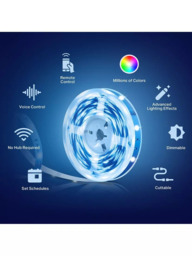 TP-Link Tapo L900-5 Multicolour Wireless Smart Lighting Adjustable Colour Changing LED Light Strip, 13.5W, 5 Metres - thumbnail 3