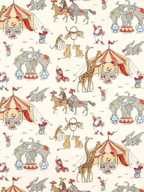 Disney Home x Sanderson Dumbo Made to Measure Curtains or Roman Blind, Multi - image 1