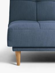 John Lewis Linear Medium 2 Seater Sofa Bed, Light Leg - thumbnail 6