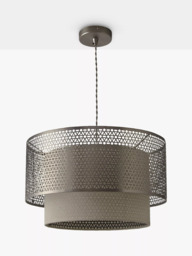 John Lewis Meena Fretwork Steel Ceiling Light - thumbnail 4
