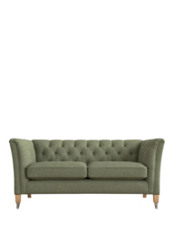 Laura Ashley Chatsworth Small 2 Seater Sofa, Oak Leg - thumbnail 1