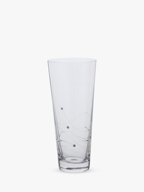 Dartington Crystal Glitz Conical Glass Vase, H30cm, Clear - image 1