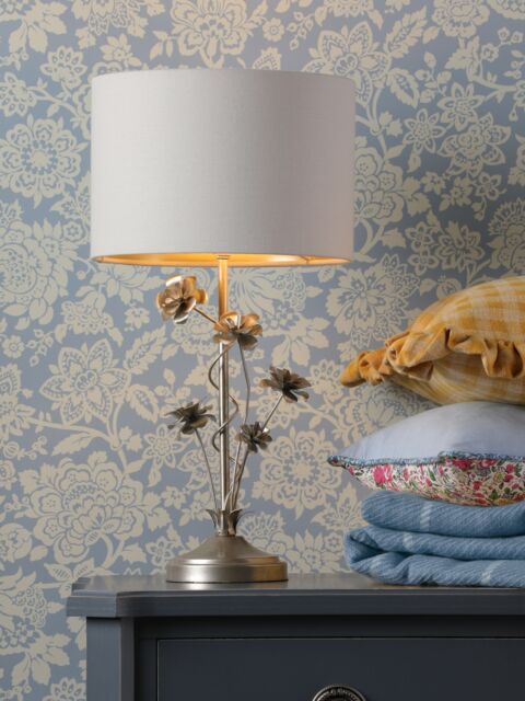 Laura Ashley Lyndale Table Lamp, Silver - image 1