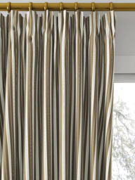Clarke & Clarke Belgravia Made to Measure Curtains or Roman Blind, Charcoal/Linen - thumbnail 2