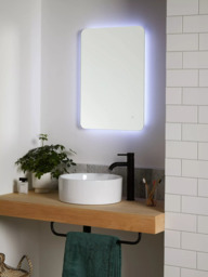 John Lewis Halo Colour Changing Illuminated Bathroom Mirror - thumbnail 5