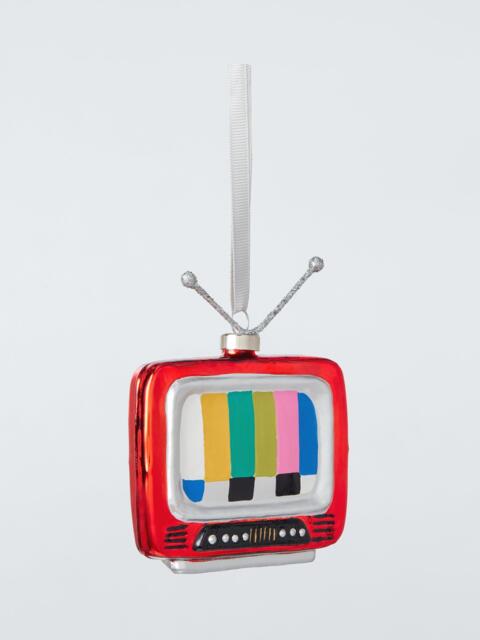 John Lewis The Enthusiast Retro TV Bauble, Red - image 1