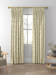 Disney Home x Sanderson Mickey & Minnie Made to Measure Curtains or Roman Blind, Rhubarb/Custard - thumbnail 5