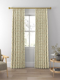 Disney Home x Sanderson Mickey & Minnie Made to Measure Curtains or Roman Blind, Rhubarb/Custard - thumbnail 3