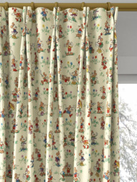 Disney Home x Sanderson Mickey & Minnie Made to Measure Curtains or Roman Blind, Rhubarb/Custard - thumbnail 4