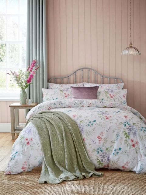 Laura Ashley Aulden Flowers Duvet Cover Set