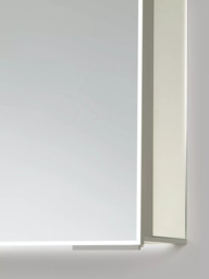 John Lewis Aspect Single Mirrored and Illuminated Bathroom Cabinet - thumbnail 5