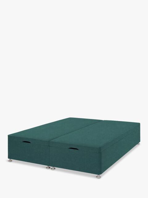 John Lewis Padded Top Upholstered Ottoman Storage Divan Base, Double - image 1