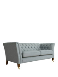 Laura Ashley Chatsworth Small 2 Seater Sofa, Teak Leg - thumbnail 1