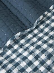 John Lewis Gingham Cotton Quilt, King Size - thumbnail 2