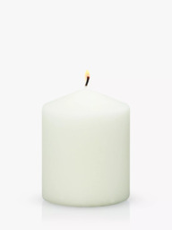Charles Farris Altar Pillar Candle, H10cm, Ivory - thumbnail 2
