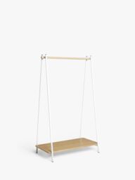 John Lewis Metal Frame Bamboo Clothes Rail