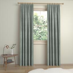 John Lewis Brushed Viscose Blend Pair Blackout Lined Pencil Pleat Curtains - thumbnail 3