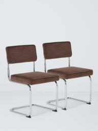 John Lewis Cantilever Dining Chair, Set of 2 - thumbnail 1