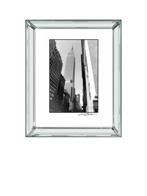 Brookpace Lascelles 'Empire State Building II' New York Framed Print & Mount, 60 x 50cm, Black/White - image 1