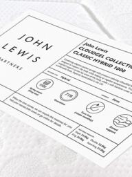 John Lewis CloudGel 1000 Pocket Spring Mattress, Firm Tension, Double - thumbnail 5