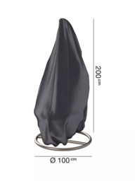 Pacific Aerocover Garden Hanging Chair Furniture Cover, Anthracite - thumbnail 2