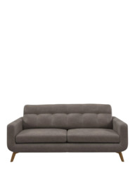 John Lewis Barbican Large 3 Seater Leather Sofa, Light Leg - thumbnail 5