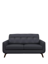 John Lewis Barbican Medium 2 Seater Leather Sofa, Dark Leg - thumbnail 5