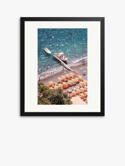 Sonic Editions Bagni D'arienzo Beach Club Framed Print